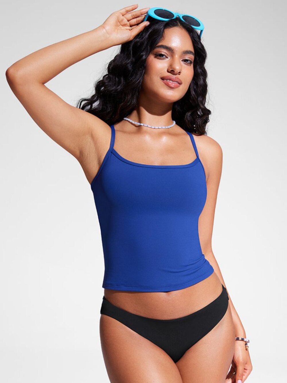 Sunshine Racerback Spaghetti Strap Tankini